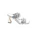 Marc Fisher LTD Sandals: Silver Shoes - Women's Size 6