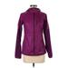 Eddie Bauer Windbreaker Jacket: Below Hip Purple Print Jackets & Outerwear - Women's Size X-Small