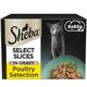 8x85g Poultry Selection in Gravy Sheba Select Slices Wet Cat Food