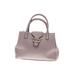 Nine West Leather Tote Bag: Gray Solid Bags