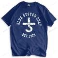 Blue Oyster Cult Logo Tshirt for Men Loose Medications Black Third Workers Tour Black