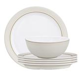 Denby Handmade Stoneware Dinnerware Set - Service for 4 Ceramic/Earthenware/Stoneware in White | Wayfair CNV-12PC