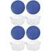 Pyrex 4 Cup Food Storage Container Glass/Plastic in Blue | 10.75 H x 12.25 W x 15.25 D in | Wayfair 7203_7402-PC-APB_4