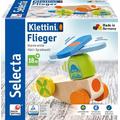 Selecta 62079 - Klettini® Flieger, Klett-Flugzeug, Holz, 5-teilig - Schmidt Spiele / Selecta Spielzeug