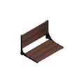 Invisia Collection Bamboo Folding Shower Seat (26") INVISIA, Wall-Mounted Aluminum Frame, Support Up to 400Lbs (PCG) | Wayfair INV-WSAL-26-WNT-ORB
