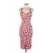 Popular 21 Casual Dress: Pink Print Dresses - Women's Size Medium