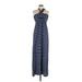 Splendid Casual Dress - Maxi: Blue Stripes Dresses - Women's Size Medium