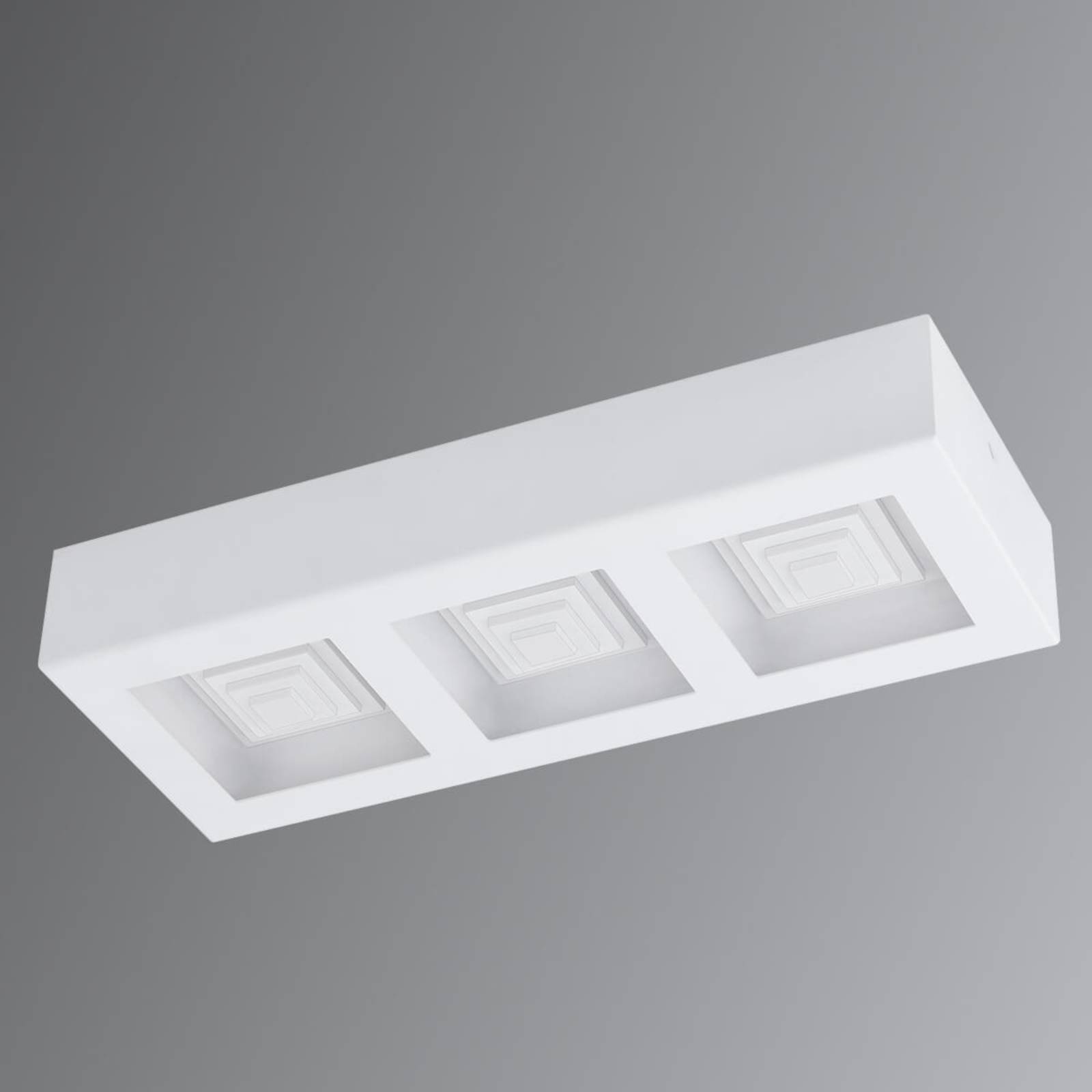 EGLO LED Deckenlampe Ferreros, weiß / opal, für Wohn- / Esszimmer, Metall, Modern, LED Deckenleuchte