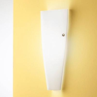 Fabas Luce Wandlampe DEDALO, dimmbar, weiß / opal, für Flurbereich, Metall, Modern, Wandleuchte, Wandlampe Innen Image