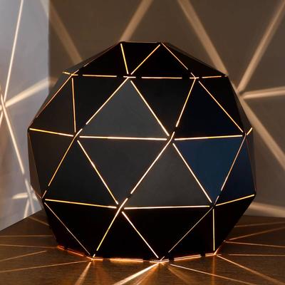 Lucide Tischlampe Otona, schwarz, für Wohn- / Esszimmer, Metall, Modern, Tischlampe Image