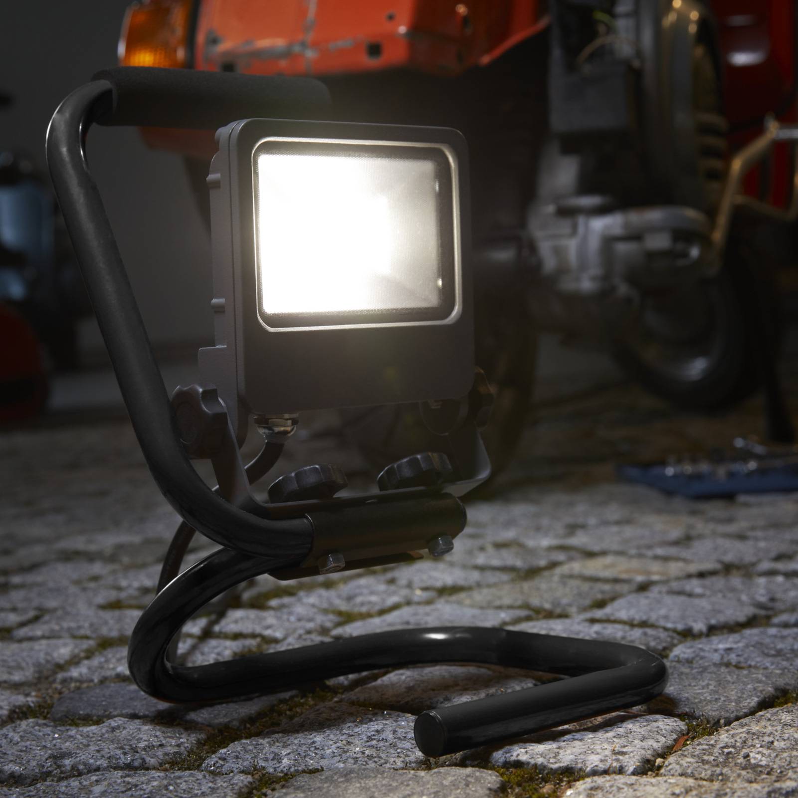 LEDVANCE Worklight LED-Baulampe S-Stand 50W, alu / grau / zink, Aluminium, Modern