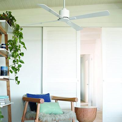 Beacon Lighting Deckenventilator Airfusion Climate DC, weiß, leise DC, weiß / opal, für Wohn- / Esszimmer, Holz, Modern