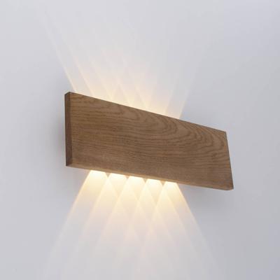 Paul Neuhaus Wandlampe Palma, Holz dunkel, für Wohn- / Esszimmer, Holz, Modern, Wandleuchte, Wandlampe Innen Image