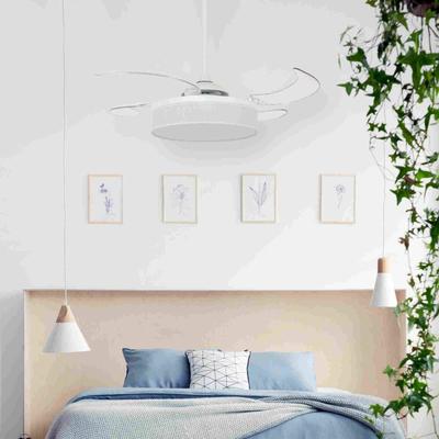 Beacon Lighting Beacon Deckenventilator Licht Fanaway Fraser weiß/klar leise Image