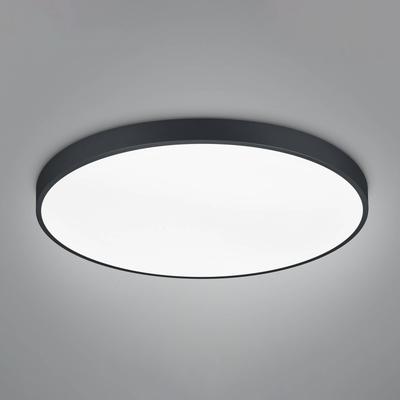 Trio Lighting LED Deckenlampe Waco, dimmbar, schwarz, für Wohn- / Esszimmer, Metall, LED Deckenleuchte Image