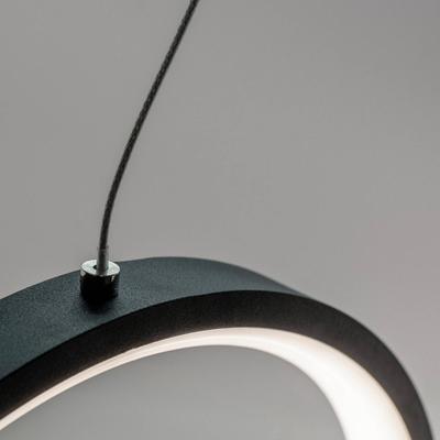 Mantra Iluminación Hängelampe Kitesurf, schwarz, für Wohn- / Esszimmer, Aluminium, Modern Image