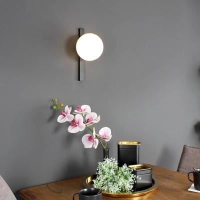 Eco-Light Wandlampe Pluto, dimmbar, schwarz, für Wohn- / Esszimmer, Metall, Wandleuchte, Wandlampe Innen Image