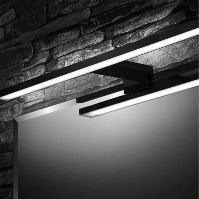 Briloner Wandlampe Dun Brilo, schwarz, für Badezimmer, Metall, Modern, Wandleuchte, Wandlampe Bad Image