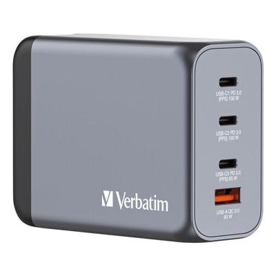 Verbatim USB-Ladegerät 4-in-1 mit GaN-Technologie 200 W