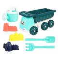 Sand Beach Toys Kids Beach Sand Toys sand Cart Tools Set Trolley Bucket Beach Sand Game Toy Set Family Kids Toddlers sand water Set beach baby sand Sandpit Digging Sand Innovative Outside Blue