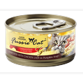 Fussie Cat Super Premium Chicken with Chicken Liver Formula in Pumpkin Soup 24ct Case 2.82oz cans