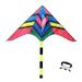 AzulHome Large 63 Delta Kite for Kids & Adults Extremely Easy to Fly for Beginners Outdoor Games and Beach Trip Stuff Sturdy Classic Kite with Rainbow Color