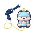Toy Savings! Uhuya Childrens Pull Type Backpack Water Guns Splashing Beach Toys Bared Water Guns Cute Water Guns Blue