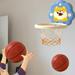 Kids Basketball Hoop Indoor Kids Sports Toys Portable Adjustable Height Family Game Basketball Goal for Door Living Room Wall Dog