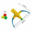 Kids Archery Toy 2 Set Archery Bow and Arrow Toys Table Tennis Bows and Arrows toys shooting Game for Kids Children (Random Color 1pc Table Tennis Bows + 3pcs Balls)