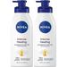 Nivea Intense Healing Body Lotion 72 Hour Moisture For Dry To Very Dry Skin Body Lotion For Dry Skin 16.9 Fl Oz Pump Bottle - Pack Of 2