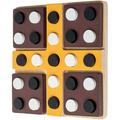Puzzle Four Game Backgammon Wooden Playset Adult Toy for Family Games Families Four- In- A- Row Chess Board Child