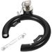 1 Set of Metal Bike Lock Steel Electric Bicycle Lock Round Shaped Lock Cycle Safety Sure Equipment for Locking