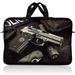 LSS 12.3 inch Laptop Sleeve Bag Carrying Case Pouch with Handle for 11 11.6 12 Apple Macbook GW Acer Asus Dell Hp Sony Toshiba Police Gun Weapons