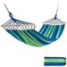 KingCamp Camping Swing Hammock Portable Stripe Hanging Hammock for Outdoor Navy