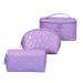 Fnochy Clearance Storage Cosmetic Bag Set Of 3 Makeup Bag For Pouch Travel Beauty Zipper Organizer Bag Gifts For Women Leather Washable