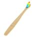 Biplut Soft Rainbow Bristles Bamboo Handle Oral Care Teeth Travel Cleaning Toothbrush