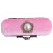 Retro Lipstick Box Lip Balm Organizer Bag Durable Cosmetic Storage Case With Mirror (Pink)