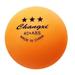 XIAN Table Tennis Balls 3 Star ABS Quality White Yellow Table Tennis Balls Durability For Indoor & Outdoor Table Tennis 50PCS Orange