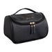 YOLAI Leather Makeup Bag Large Deep Handbag Traveling Cosmetic Organizer for Women and Girls Make Up Waterproof Travel Bags