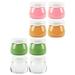 Cosmetic Bottle Lip Balm Container Mini Clear Plastic Containers Beads Makeup Lotion Jars Empty Sample Travel 8 Pcs