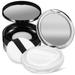 2pcs Loose Powder Compact Cases Empty Powder Cases Loose Powder Containers with Puff