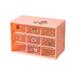 FAIOROI Storage Boxes for Shelves Nine Proof Drawer Storage Box Stationery Jewelry Cosmetics Storage Student Drawers And Stickers On Clearance Pink