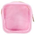 Candy Color Cosmetic Bag Clear Makeup Pouch Travel Reusable Women Bags for Miss