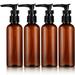 Bottle with Pump 4 Pcs Travel Dispenser Bottles Small Dispenser Pump Bottles Plastic Lotion Bottle with Pump for Soap Lotion Shampoo Conditioner Body Wash