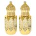 Empty Perfume Bottle Glass Container Refillable 2 Pcs Filling Crystal Storage for Makeup Essential Oils Vial Dispenser Travel