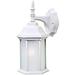 HTYSUPPLY 5181TW/FR 2 Collection 1-Light Wall Mount Outdoor Light Fixture Textured White