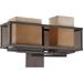 Nuvo 60/4892 Matrix Wall Lantern 19in Henna Bronze 2-light