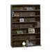 Multimedia Storage Rack In Cinnamon Cherry