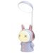 2 Pieces Cute Desk Accessories LED Room Night Lamp Light Girl Bedside Office Decor Bedroom Decore Cartoon Student