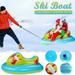 Loyerfyivos Snow Tube Snow Tubes for Sledding Snow Sled for Kids Snow Sleds for Kids and Adult Snow Tubes for Sledding Kids Snow Tube Heavy Duty Inflatable Snowmobile Snow Sled Snow Tubes for Kids